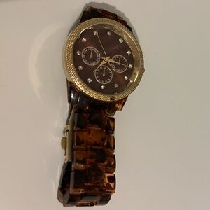 Tortoise shell watch